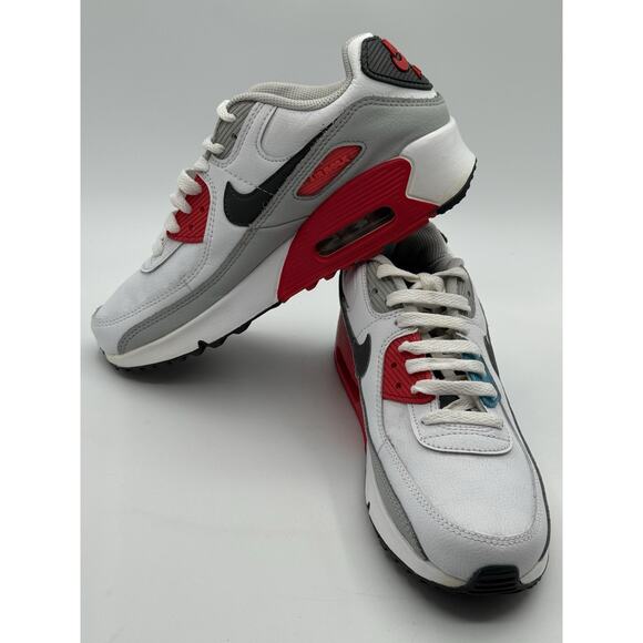 Nike Air Max 90 LTR (PS) White Chlorine Blue CD6867-108 Little Kids - Size 6Y - Picture 9 of 11